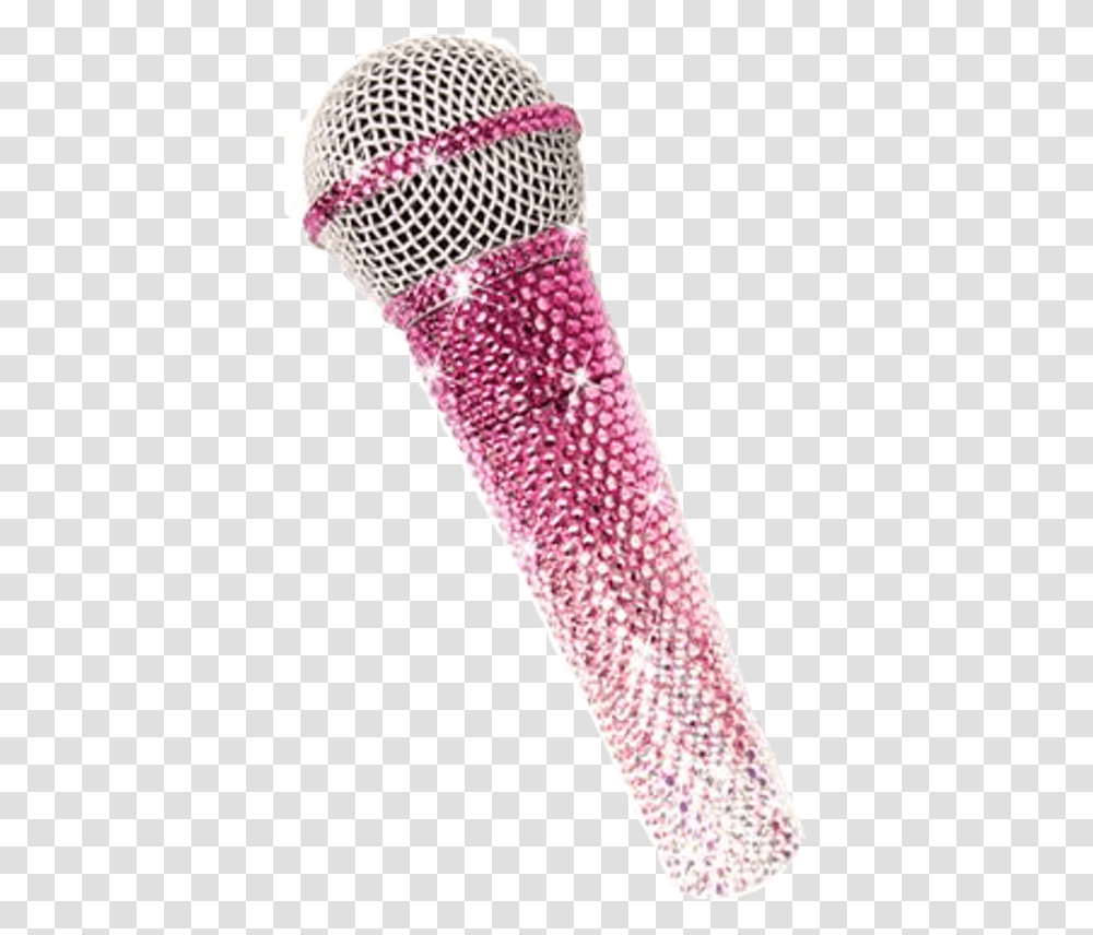 Microphone Glitter Amp Clipart Free Glitter Microphone, Electrical Device, Scarf, Apparel Transparent Png