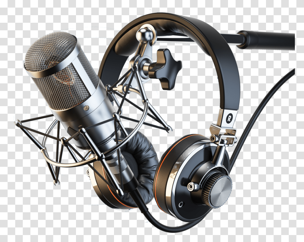 Microphone High Quality Image Mic And Headphone, Bicycle, Vehicle, Transportation, Bike Transparent Png