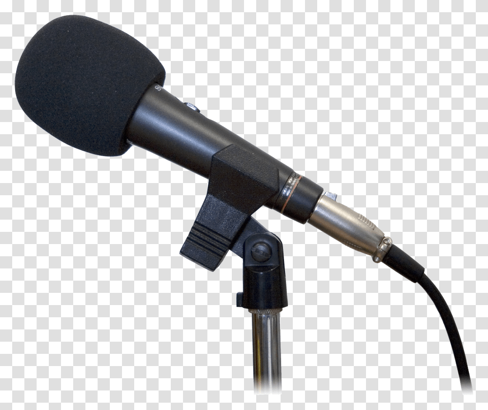 Microphone Image Microphone, Electrical Device, Hammer, Tool, Blow Dryer Transparent Png
