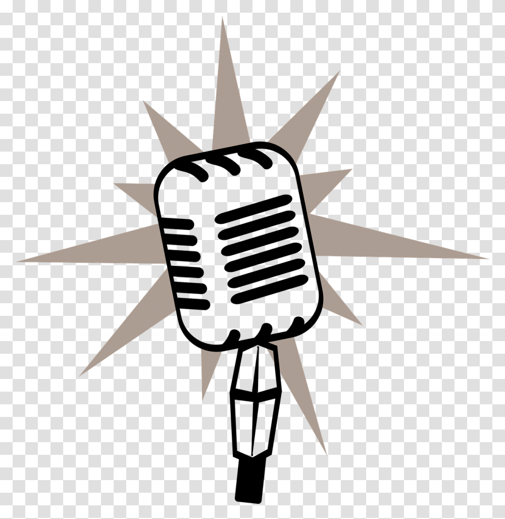 Microphone Mick Clipart Full Size Clipart 103124 Mick, Compass, Cross, Symbol, Airplane Transparent Png