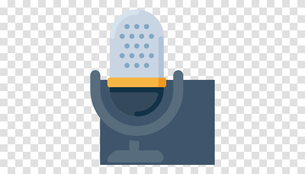 Microphone Radio Icon Mic Flat Design, Medication, Pill, Shovel, Tool Transparent Png