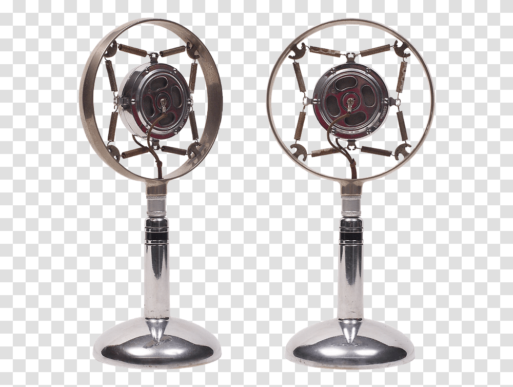 Microphone Radio Old Skool First Microphone Invention, Glass, Lamp, Lighting, Goblet Transparent Png