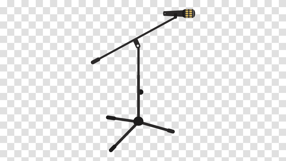 Microphone Stand Stage Illustration Microphone Stage, Tripod, Utility Pole, Lighting, Lamp Transparent Png