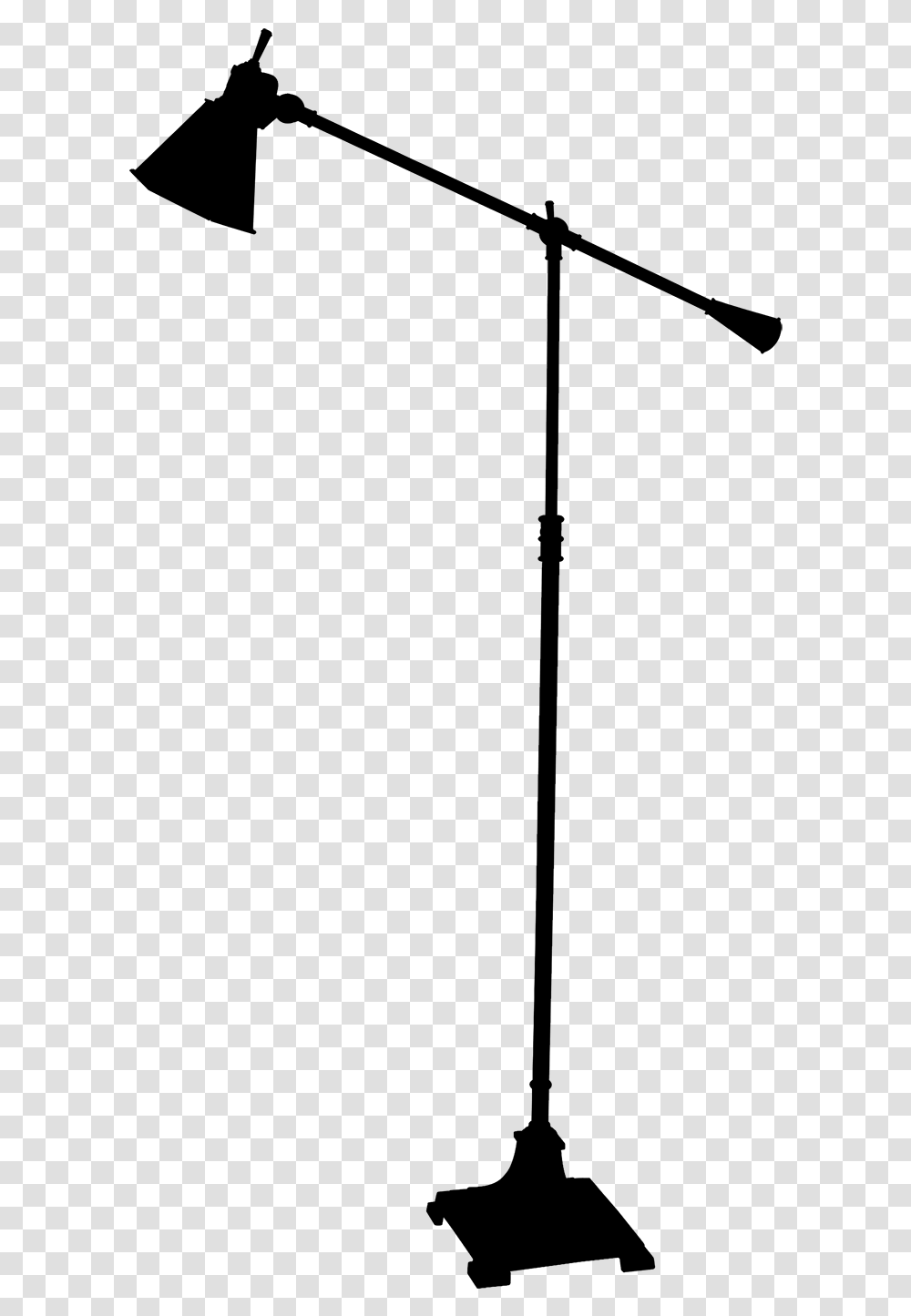 Microphone Stands Light Fixture Line Light Stand, Gray, World Of Warcraft Transparent Png