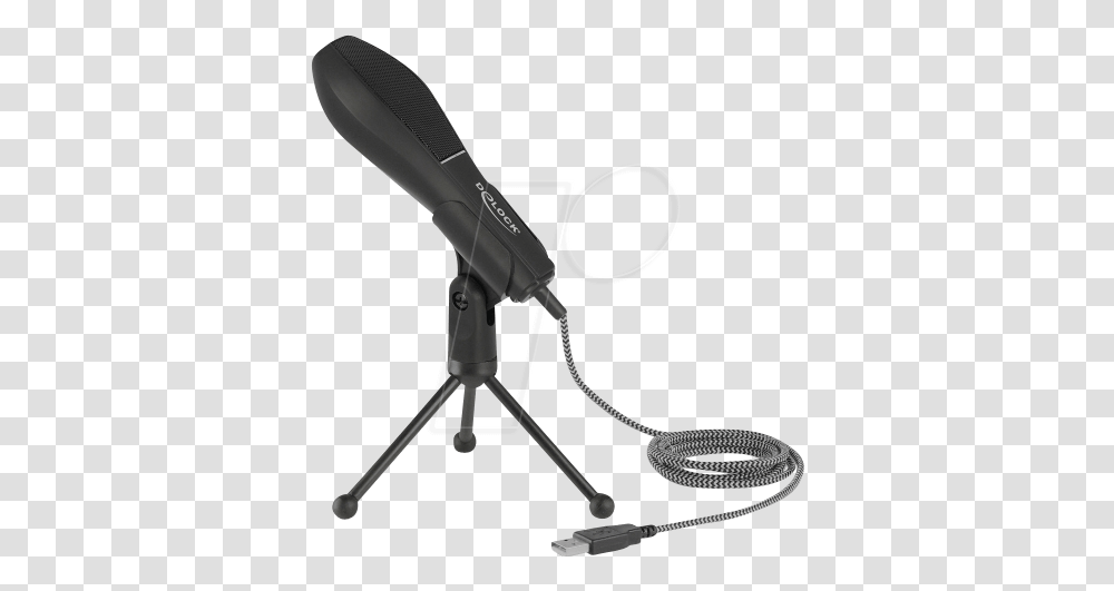 Microphone Usb Table Stand Microphone, Bow, Tripod, Telescope Transparent Png