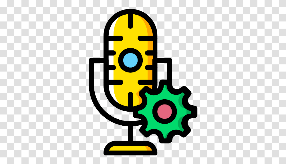 Microphone Voice Recording Icon Microphone, Machine, Text, Poster, Advertisement Transparent Png