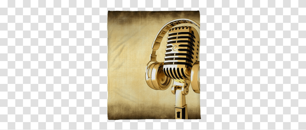 Microphone With Headphones We Live To Change Headphone And Mic Gold, Electrical Device Transparent Png