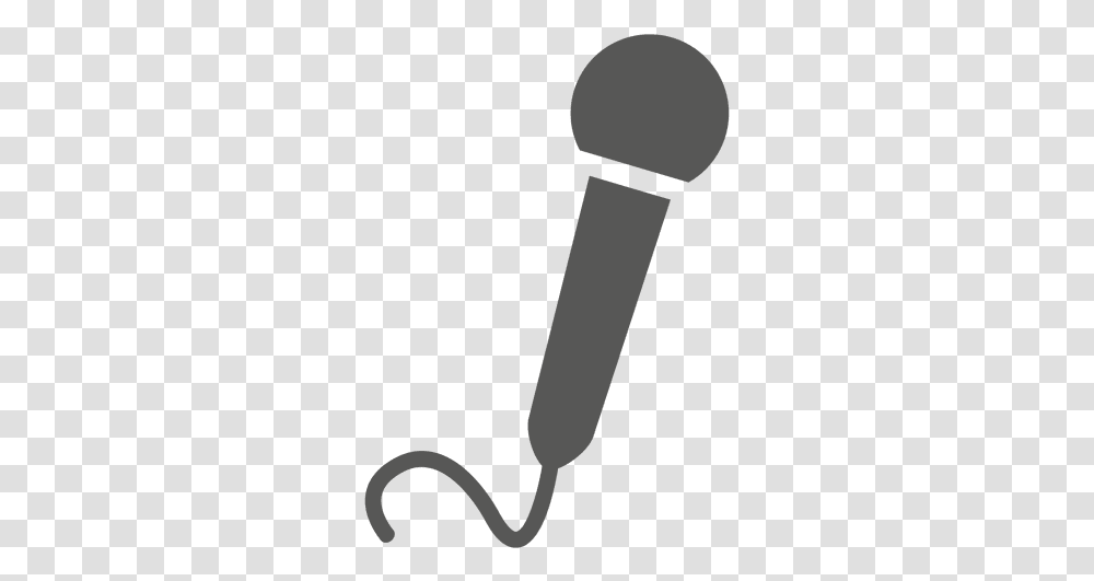 Microphone With Stand & Svg Vector File Mic Vector, Light Transparent Png