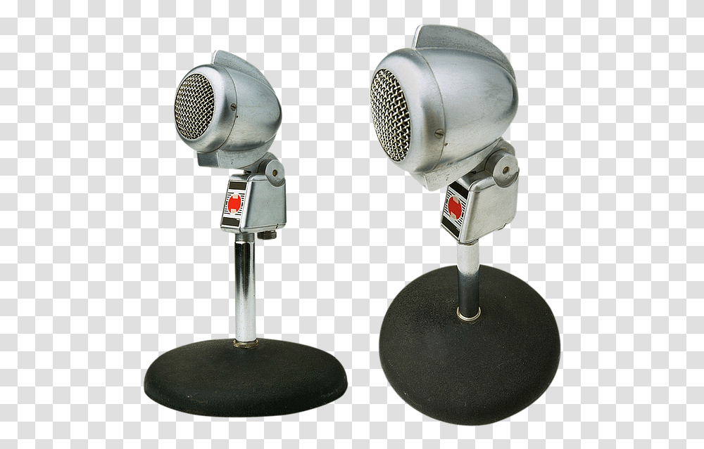 Microphones Radio Sound Reportage Broadcast Microphone, Electrical Device, Lamp Transparent Png
