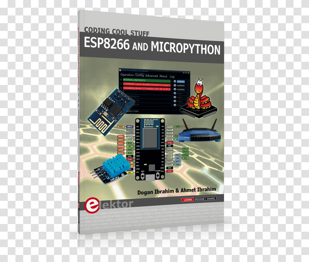 Micropython Programming With Esp32 And Esp8266 Ebook, Computer, Electronics, Flyer, Poster Transparent Png
