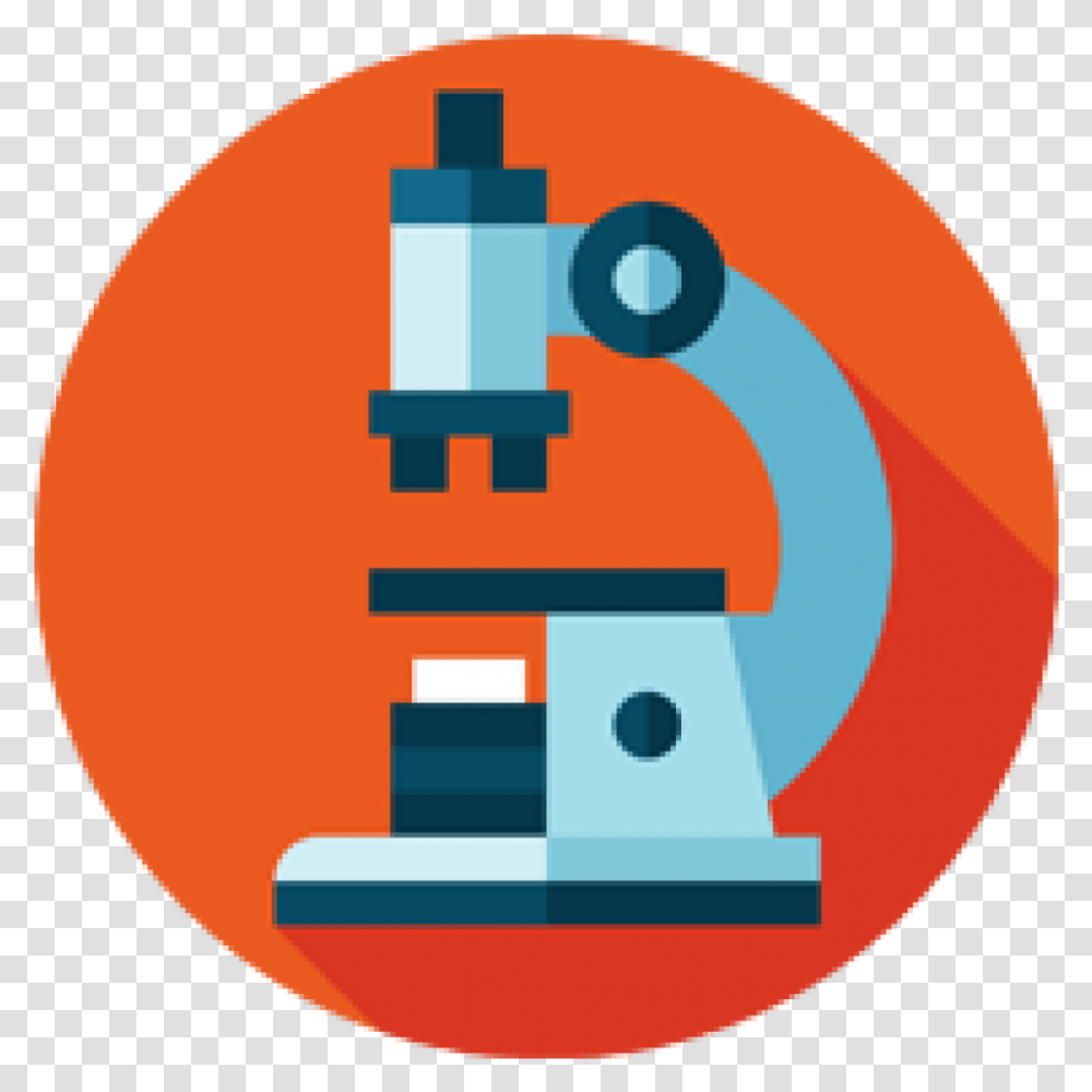 Microscope Clipart Basic Science Science Flat Icon, First Aid, Number Transparent Png