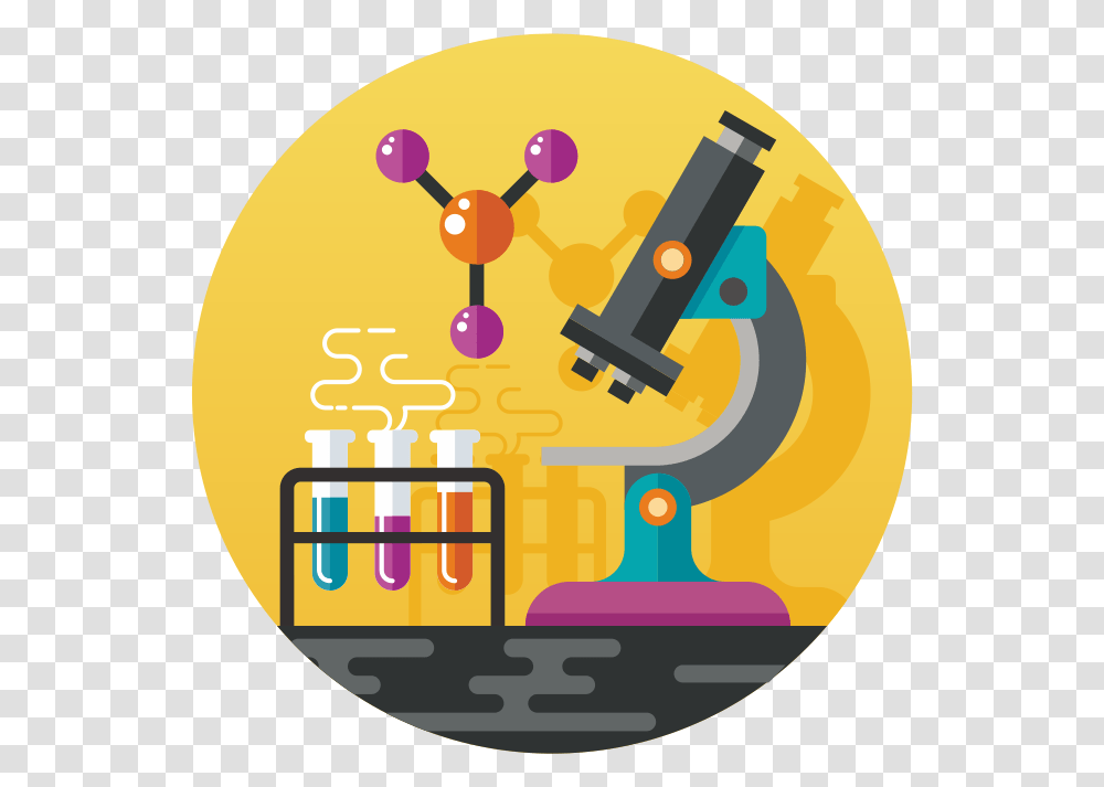 Microscope Clipart Home Science Microscope Clipart, Plot, Diagram, Sphere Transparent Png