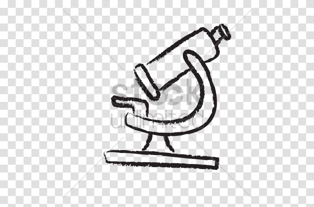 Microscope Clipart Microscope Drawing Microscope Microscope, Chair, Furniture, Bow, Cradle Transparent Png