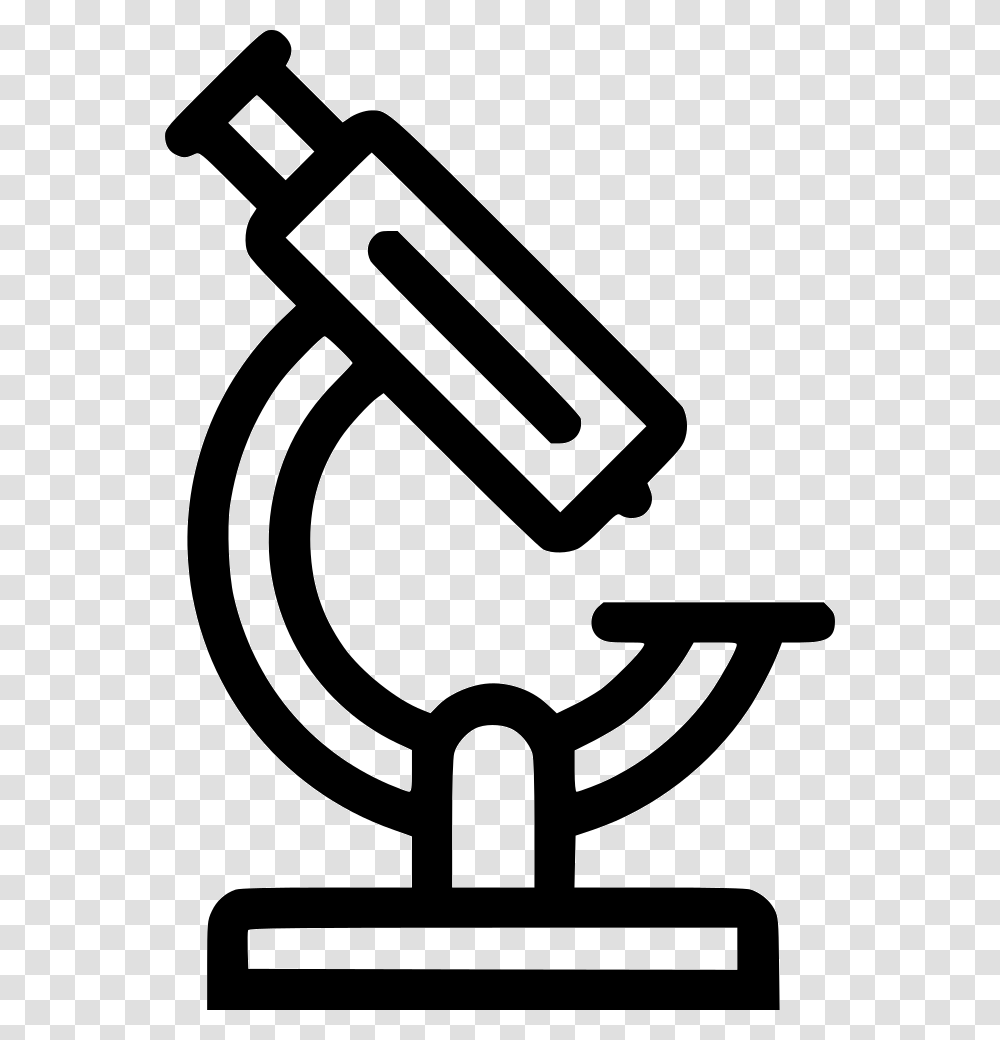 Microscope Icon, Hook, Stencil Transparent Png