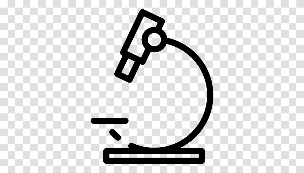 Microscope Icon, Stencil, Silhouette, Adapter Transparent Png