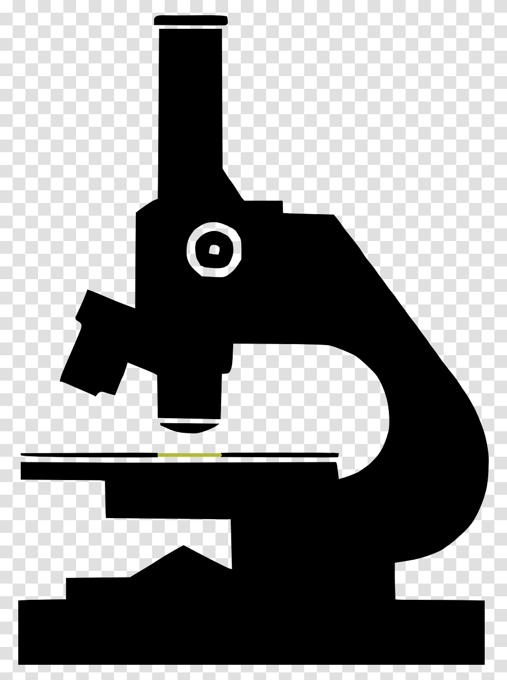 Microscope Microscopy Science Free Picture Microscope Black And White Transparent Png
