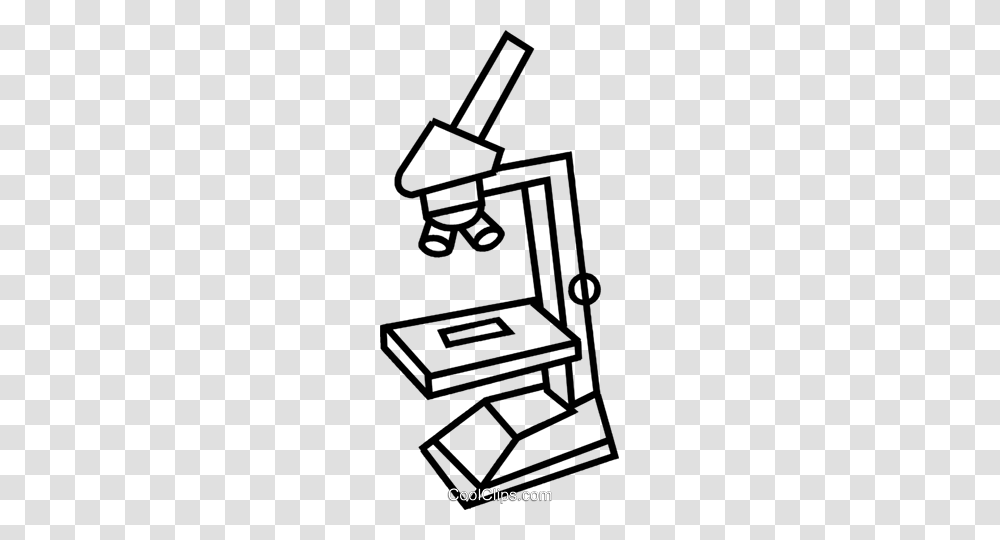 Microscope Royalty Free Vector Clip Art Illustration, Robot, Rug, Telescope Transparent Png