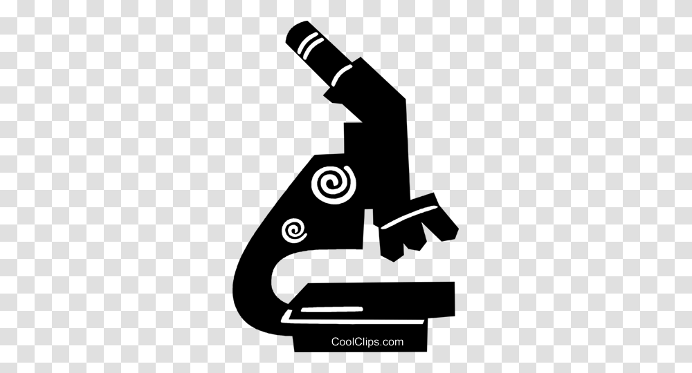 Microscope Royalty Free Vector Clip Art Illustration, Number, Stencil Transparent Png