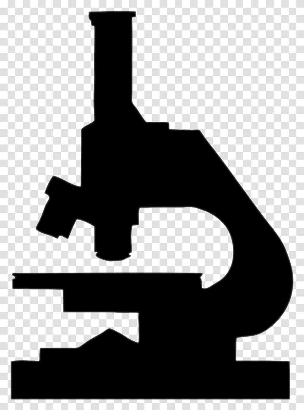 Microscope Silhouette Clipart Microscope Clip Art Transparent Png