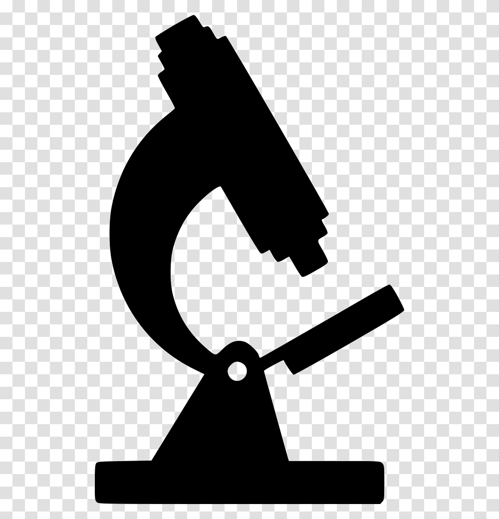 Microscope, Stencil, Silhouette, Label Transparent Png