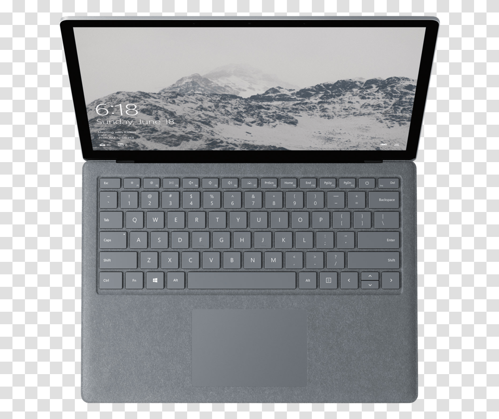 Microsoft 13.5 Surface Laptop Platinum, Pc, Computer, Electronics, Computer Keyboard Transparent Png