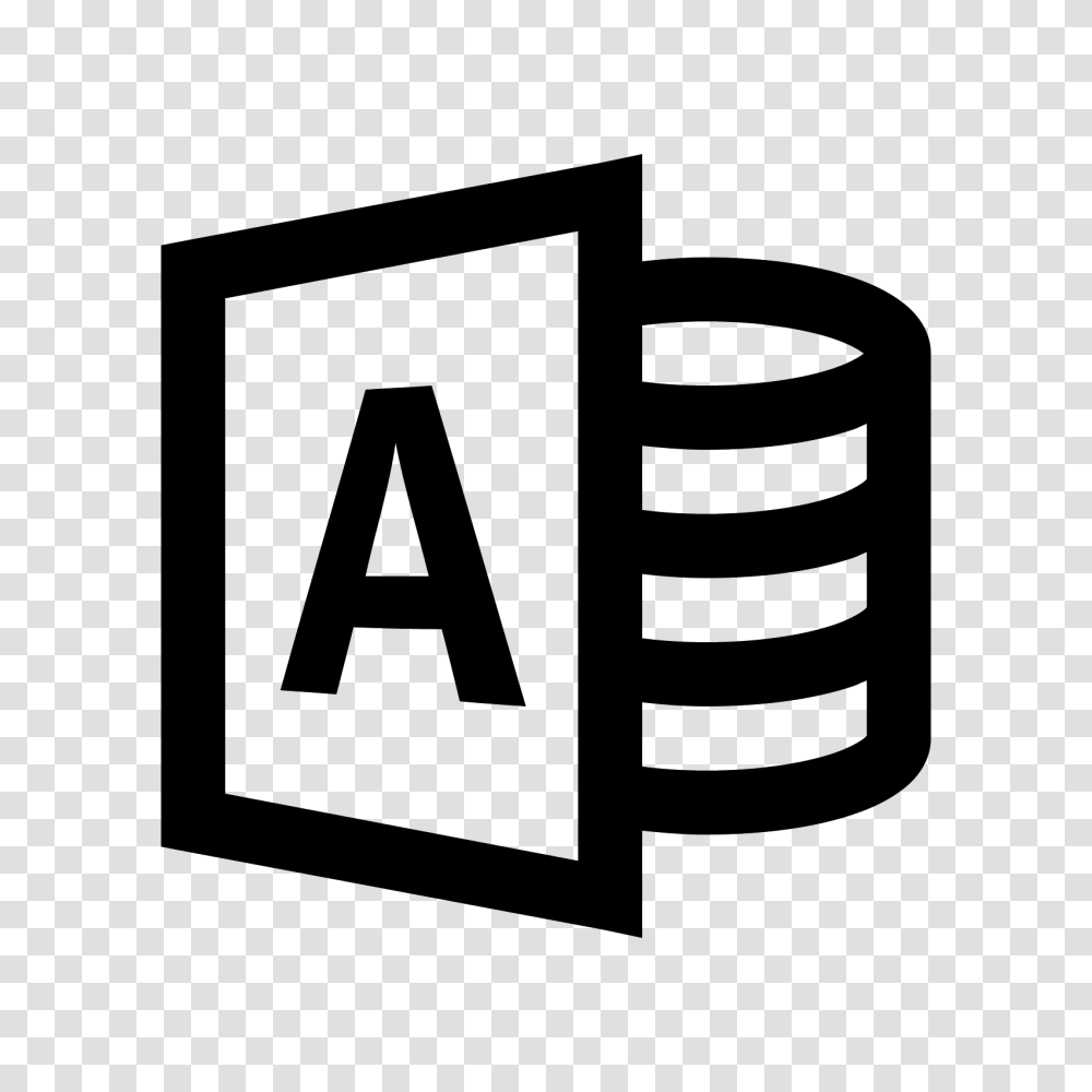 Microsoft Access Icon, Gray, World Of Warcraft Transparent Png