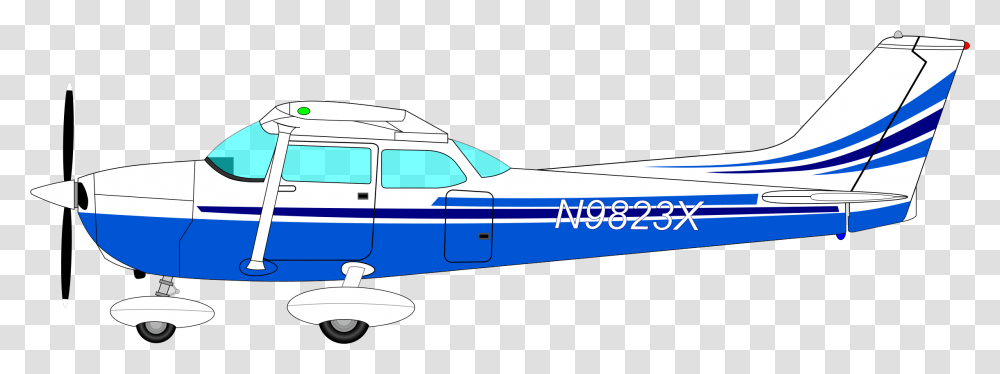 Microsoft Airplane Clipart Cessna 172 Clipart, Aircraft, Vehicle, Transportation, Airliner Transparent Png