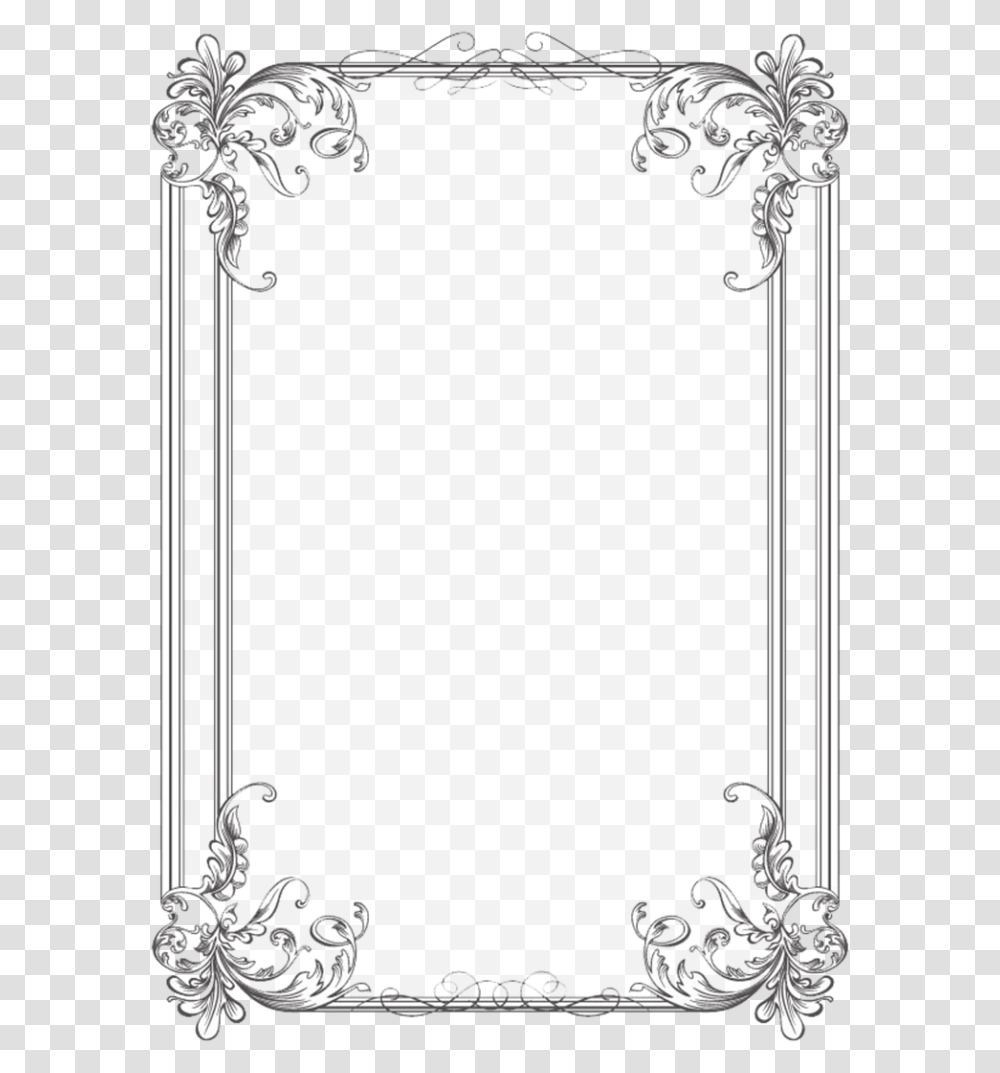 Microsoft Clip Art Borders Camera Clipart Silver Wedding Frames Clipart, Mirror, Page, White Board Transparent Png