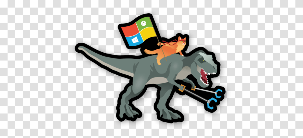 Microsoft Clipart Cat, Dinosaur, Reptile, Animal, T-Rex Transparent Png