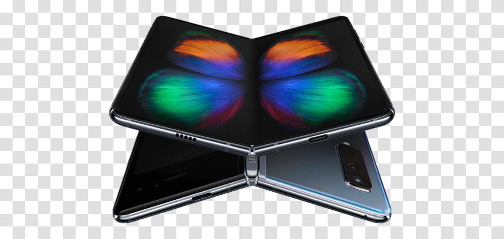 Microsoft Dell And Samsung Double Down Samsung Galaxy Fold 1, Mobile Phone, Electronics, Monitor, Screen Transparent Png