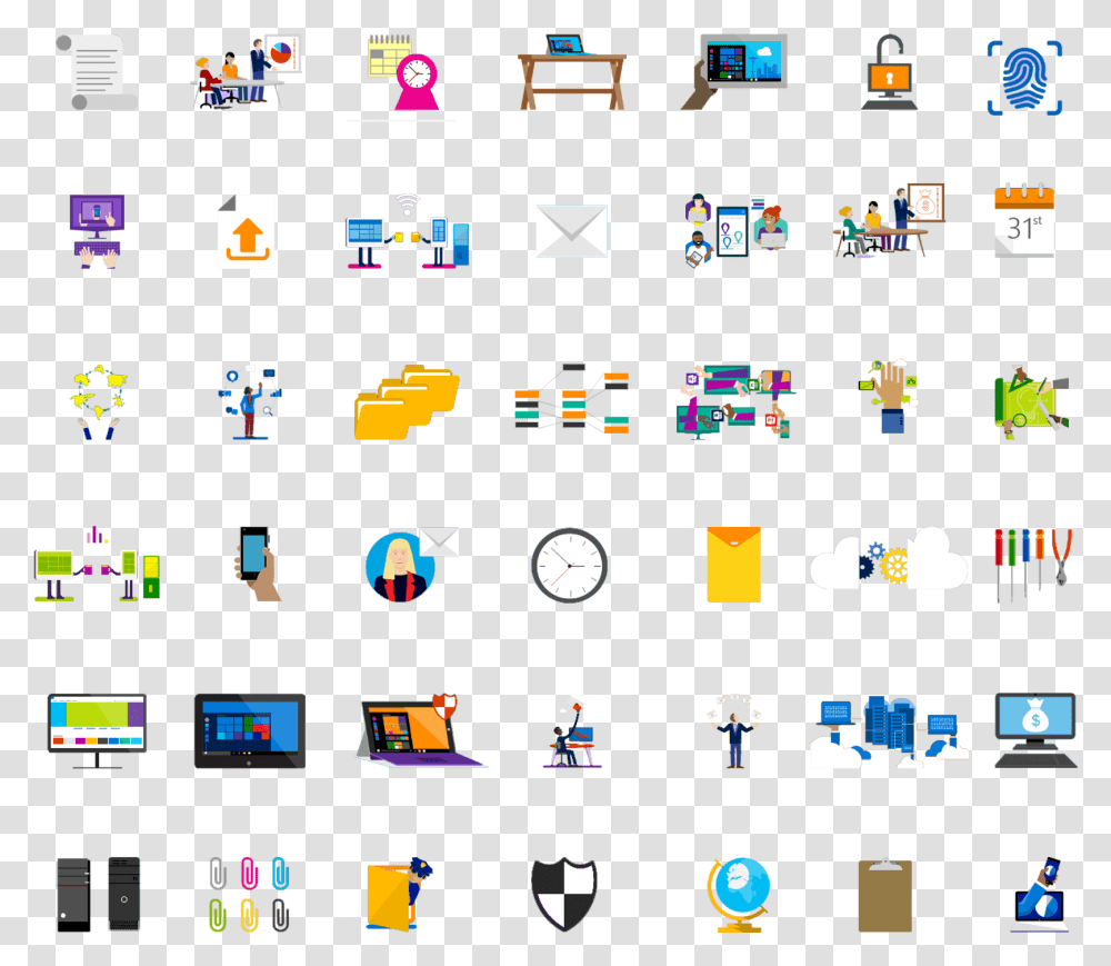 Microsoft Icons, Monitor, Screen, Electronics, Display Transparent Png