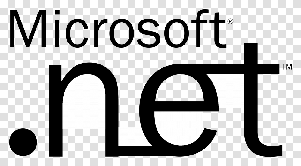 Microsoft Net Logo Calligraphy, Text, Symbol, Silhouette, Trademark Transparent Png