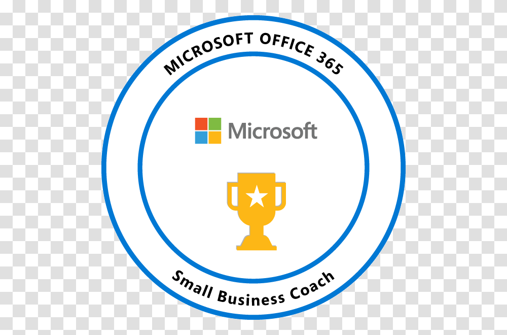 Microsoft Office 365 Small Business Coach Circle, Logo, Trademark Transparent Png