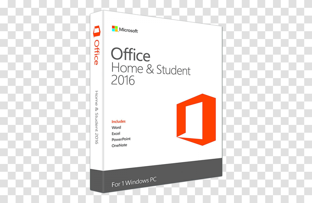 Microsoft Office Home Amp Student 2016 For Windows 1 Graphic Design, Number, Paper Transparent Png