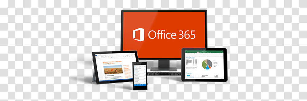 Microsoft Office Office 365 Devices, Computer, Electronics, Tablet Computer, Screen Transparent Png