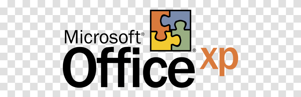 Microsoft Office Xp Logo Office Xp Logo, Jigsaw Puzzle, Game Transparent Png