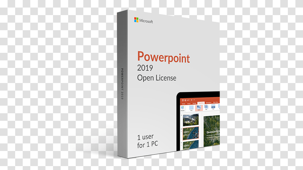 Microsoft Powerpoint 2019 Open License Vertical, Computer, Electronics, Tablet Computer, Text Transparent Png