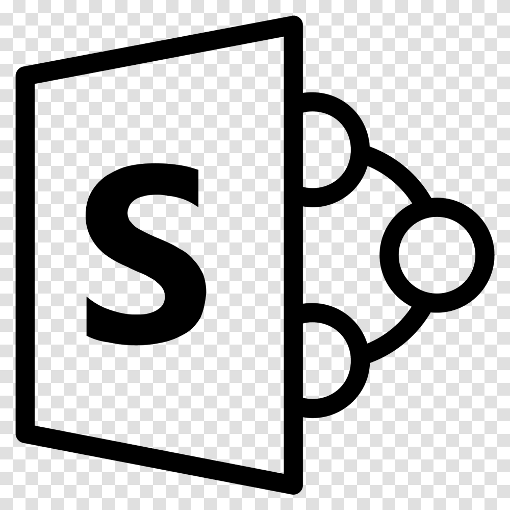 Microsoft Sharepoint Icon White Sharepoint Icon, Gray, World Of Warcraft Transparent Png