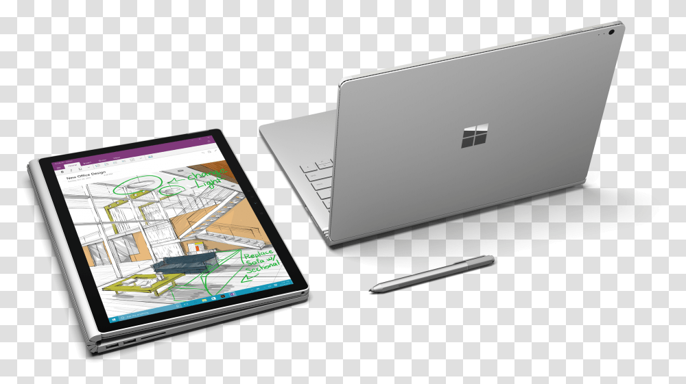 Microsoft Surface Book 2 Obzor, Electronics, Computer, GPS, Tablet Computer Transparent Png