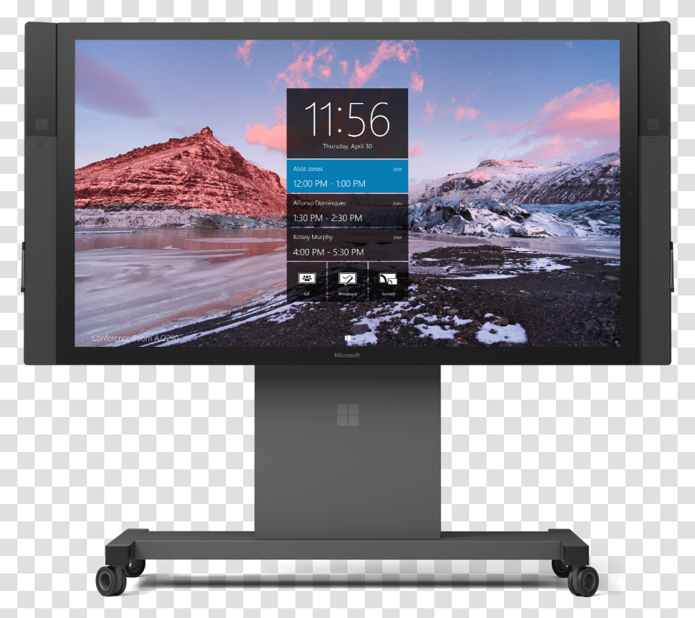 Microsoft Surface Hub, Monitor, Screen, Electronics, Display Transparent Png