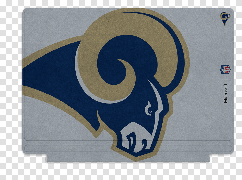 Microsoft Surface Pro 4 Los Angeles Rams Type Cover Los Angeles Rams Logo 2019, Alphabet, Trademark Transparent Png