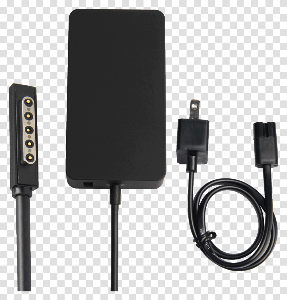 Microsoft Surface Pro Charger Power Adapter Surface 2 Charger, Plug, Electronics Transparent Png