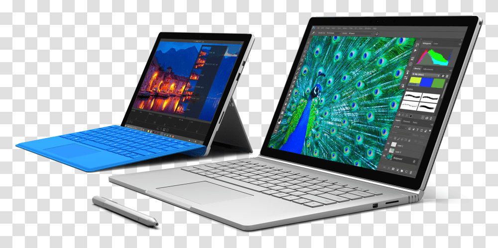 Microsoft Surface Studio Laptop, Computer, Electronics, Pc, LCD Screen Transparent Png