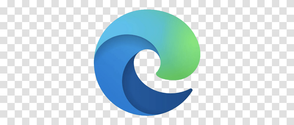 Microsoft Unveils A New Logo For Its Chromium Edge Browser Microsoft Edge Logo, Symbol, Trademark, Balloon, Spiral Transparent Png