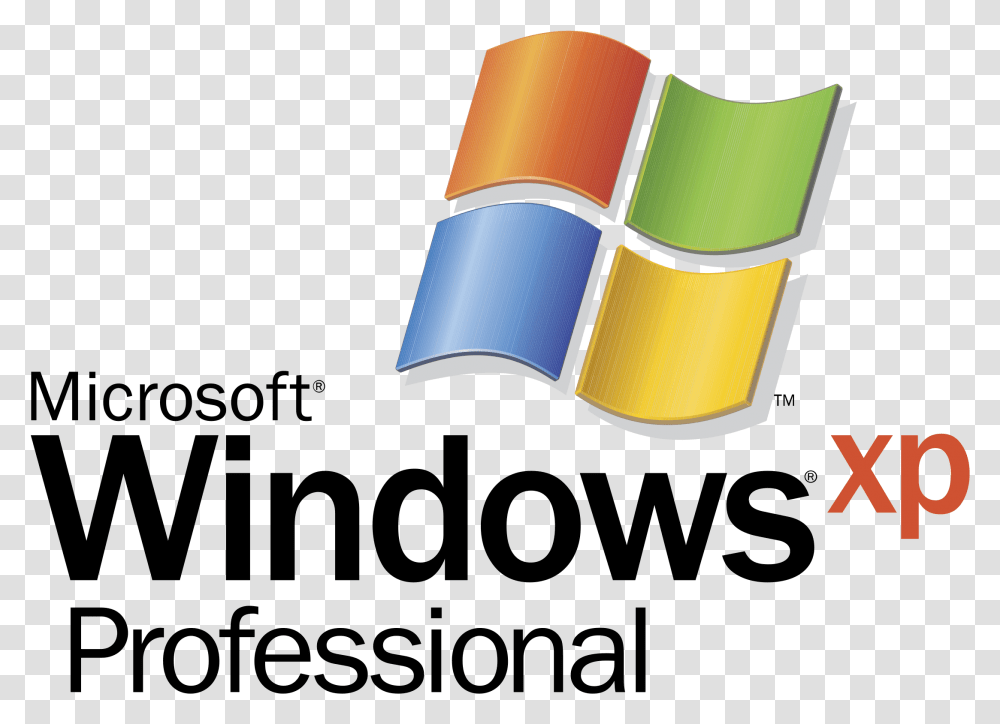 Microsoft Windows Xp Professional Logo Windows Xp Professional Logo, Text, Roof Transparent Png