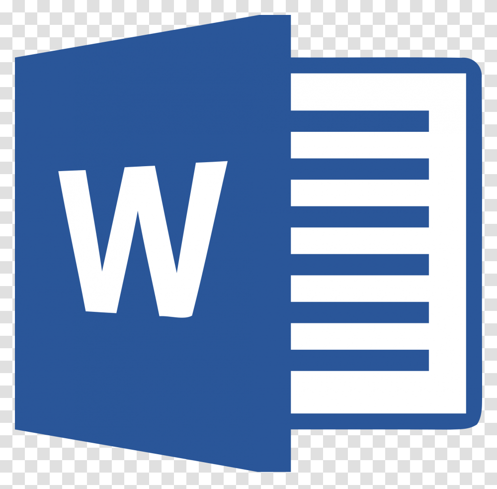 Microsoft Word Logo, Label, Trademark Transparent Png