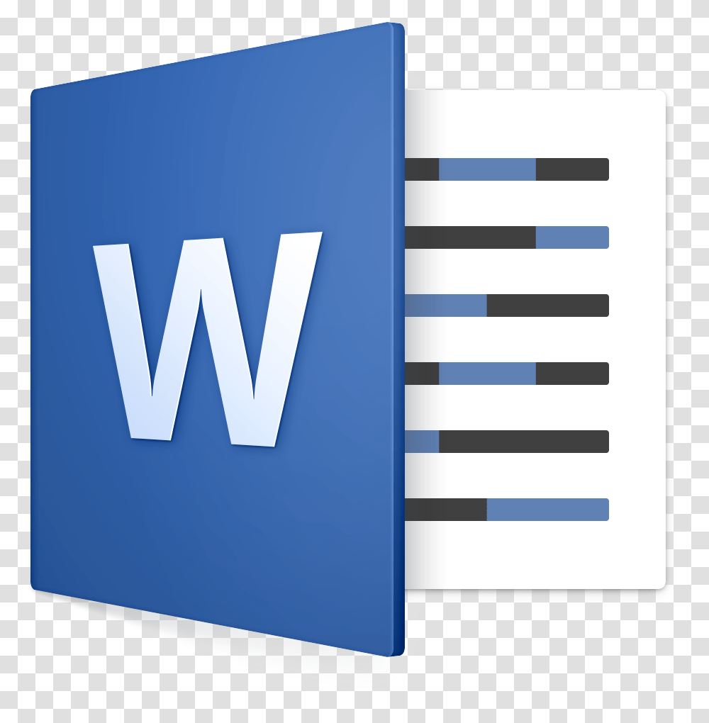Microsoft Word Mac Icon Clipart Download Microsoft Word Icon, Label, File Binder, File Folder Transparent Png