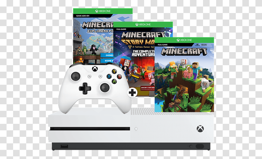 Microsoft Xbox One S 500 Gb Minecraft Minecraft Download Minecraft 1.14 For Free, Electronics, Person Transparent Png