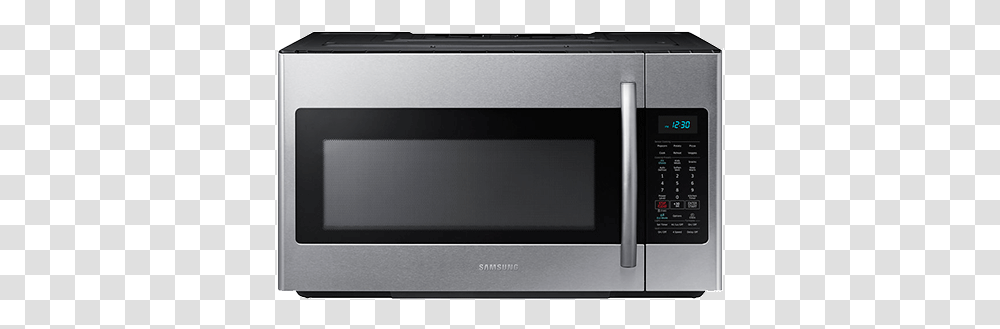 Microwave 1.8 Cu Ft Over The Range Microwave, Oven, Appliance, Monitor, Screen Transparent Png