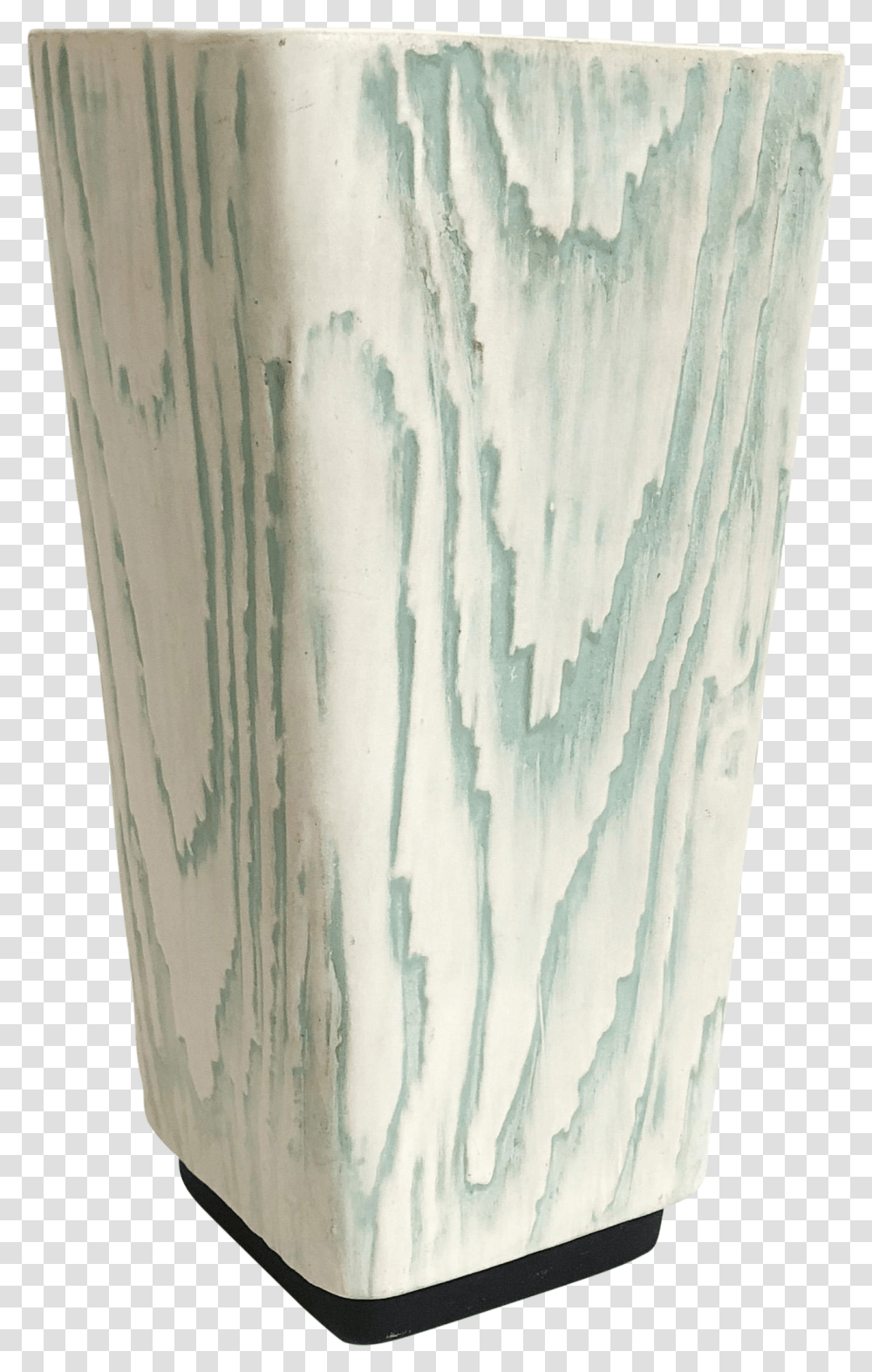 Mid Century Blue Wood Grain Vase Ceramic, Pottery, Jar, Rug, Porcelain Transparent Png